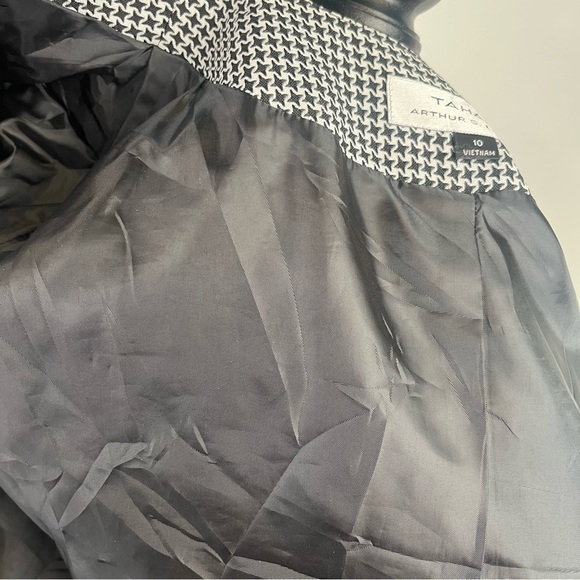 Tahari Arthur Levine Elegant Black and White Women's Jacket Blazer - Picture 5 of 6